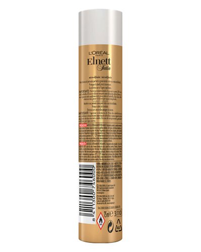 L Oreal Paris Hair Spray Laca Elnett Fijacion Fuerte 000 8411300746000 Back